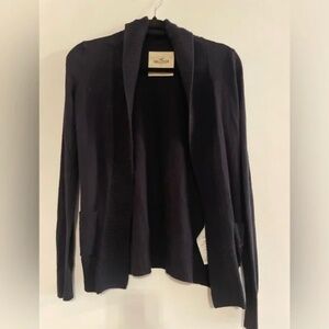Hollister - Women's Open-Front Cardigan Sweater (Navy)